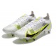 Nike Mercurial Vapor XIV Elite SG PRO Anti Clog Low-top White Yellow Men Soccer Cleats