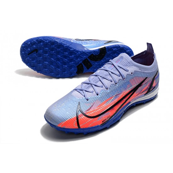 Nike Mercurial Vapor XIV Elite TF Low-top Blue Pink Black Men Soccer Cleats