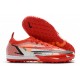 Nike Mercurial Vapor XIV Elite TF Low-top Red White Men Soccer Cleats 