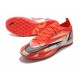 Nike Mercurial Vapor XIV Elite TF Low-top Red White Men Soccer Cleats 