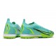 Nike Mercurial Vapor XIV Elite TF Low-top Turqoise Green Men Soccer Cleats 