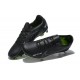 Nike Mercurial Vapor XV FG Black Green For Men Low-top Soccer Cleats 