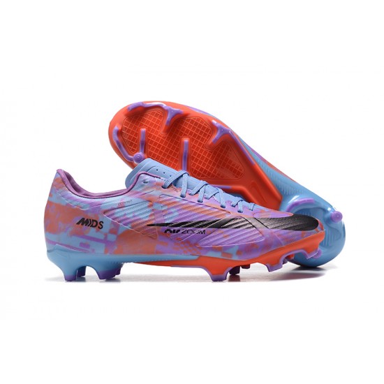 Nike Mercurial Vapor XV FG Blue Purple Red For Men Low-top Soccer Cleats