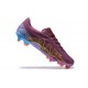 Nike Mercurial Vapor XV FG Deepwine Gold Blue For Men Low-top Soccer Cleats