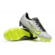Nike Mercurial Vapor XV FG Low-top Grey Black Yellow Men Soccer Cleats
