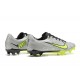 Nike Mercurial Vapor XV FG Low-top Grey Black Yellow Men Soccer Cleats 