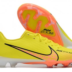 Nike Mercurial Vapor XV FG Low-top Orange Yellow Men Soccer Cleats