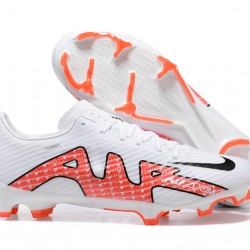 Nike Mercurial Vapor XV FG White Orange For Men Low-top Soccer Cleats 