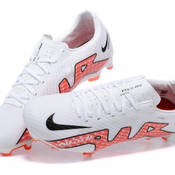 Nike Mercurial Vapor XV FG White Orange For Men Low-top Soccer Cleats 