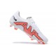 Nike Mercurial Vapor XV FG White Orange For Men Low-top Soccer Cleats