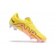 Nike Mercurial Vapor XV FG Yellow Pink Black For Men Low-top Soccer Cleats