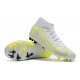 Nike Superfly 8 Academy AG High-top White Yellow Women And Men Soccer Cleats 