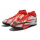 Nike Superfly 8 Academy TF High-top Red White Black Men Soccer Cleats