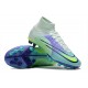 Nike Superfly 8 Elite AG High-top Light Green Turqoise Women And Men Soccer Cleats 