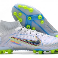 Nike Superfly 8 Elite AG High-top White Multi Women And Men Soccer Cleats 