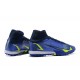 Nike Superfly 8 Elite TF High-top Black Blue Yellow Men Soccer Cleats 