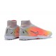 Nike Superfly 8 Elite TF High-top White Orange Men Soccer Cleats 