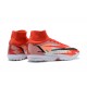 Nike Superfly 8 Elite TF High-top White Red Orange Men Soccer Cleats 