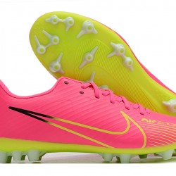 Nike Vapor 15 Academy AG Low-top Pink Chartreuse Women And Men Soccer Cleats 