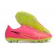 Nike Vapor 15 Academy AG Low-top Pink Chartreuse Women And Men Soccer Cleats 