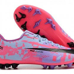 Nike Vapor 15 Academy AG Low-top Purple Pink Women And Men Soccer Cleats 