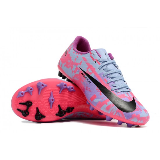 Nike Vapor 15 Academy AG Low-top Purple Pink Women And Men Soccer Cleats