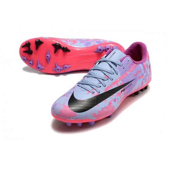 Nike Vapor 15 Academy AG Low-top Purple Pink Women And Men Soccer Cleats 