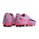 Nike Vapor 15 Academy AG Low-top Purple Pink Women And Men Soccer Cleats 