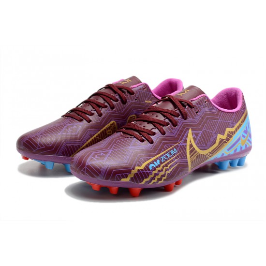 Nike Vapor 15 Academy AG Low-top Purple Women And Men Soccer Cleats