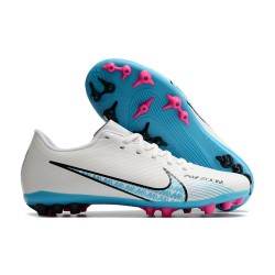 Nike Vapor 15 Academy AG Low-top White Pink Women And Men Soccer Cleats 