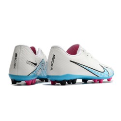 Nike Vapor 15 Academy AG Low-top White Pink Women And Men Soccer Cleats 