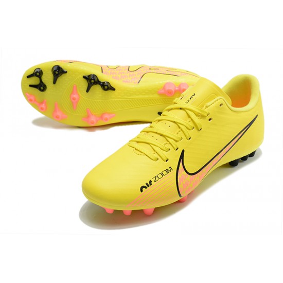 Nike Vapor 15 Academy AG Low-top Yellow Women And Men Soccer Cleats
