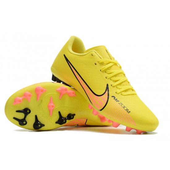 Nike Vapor 15 Academy AG Low-top Yellow Women And Men Soccer Cleats