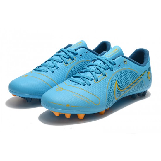 Nike Vapor XIV Academy AG Low-top Blue Women And Men Soccer Cleats 