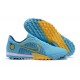 Nike Vapor XIV Academy TF Low-top Blue Yellow Men Soccer Cleats