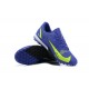 Nike Vapor XIV Academy TF Low-top Gark Blue Yellow Men Soccer Cleats
