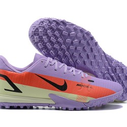 Nike Vapor XIV Academy TF Low-top Purple Orange Men Soccer Cleats 