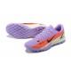 Nike Vapor XIV Academy TF Low-top Purple Orange Men Soccer Cleats 