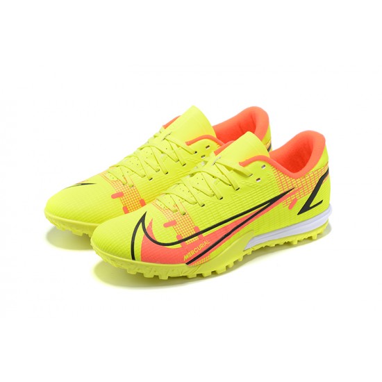 Nike Vapor XIV Academy TF Low-top Yellow Orange Men Soccer Cleats