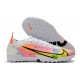 Nike Vapor XIV Elite TF Low-top Yellow Pink White Men Soccer Cleats