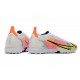 Nike Vapor XIV Elite TF Low-top Yellow Pink White Men Soccer Cleats