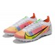 Nike Vapor XIV Elite TF Low-top Yellow Pink White Men Soccer Cleats