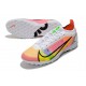 Nike Vapor XIV Elite TF Low-top Yellow Pink White Men Soccer Cleats 