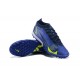Nike Vapor XIV Elite TF Mid-top Dark Blue Yellow Men Soccer Cleats