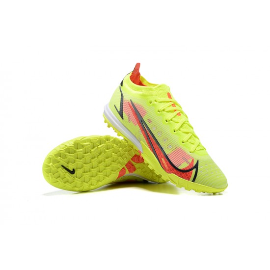 Nike Vapor XIV Elite TF Mid-top Orange Yellow Men Soccer Cleats