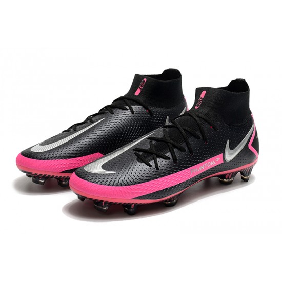 Nike Phantom GT Elite Dynamic Fit FG Black Peach Silver Soccer Cleats