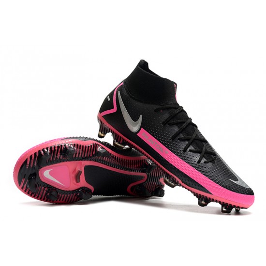 Nike Phantom GT Elite Dynamic Fit FG Black Peach Silver Soccer Cleats