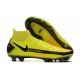 Nike Phantom GT Elite Dynamic Fit FG Black Yellow Peach Soccer Cleats