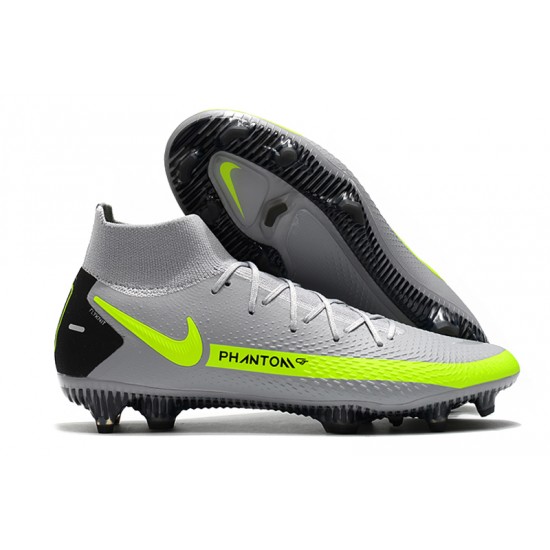 Nike Phantom GT Elite Dynamic Fit FG Green Black Grey Soccer Cleats