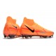 Nike Phantom GT Elite Dynamic Fit FG High-top Orange Red Men Soccer Cleats 